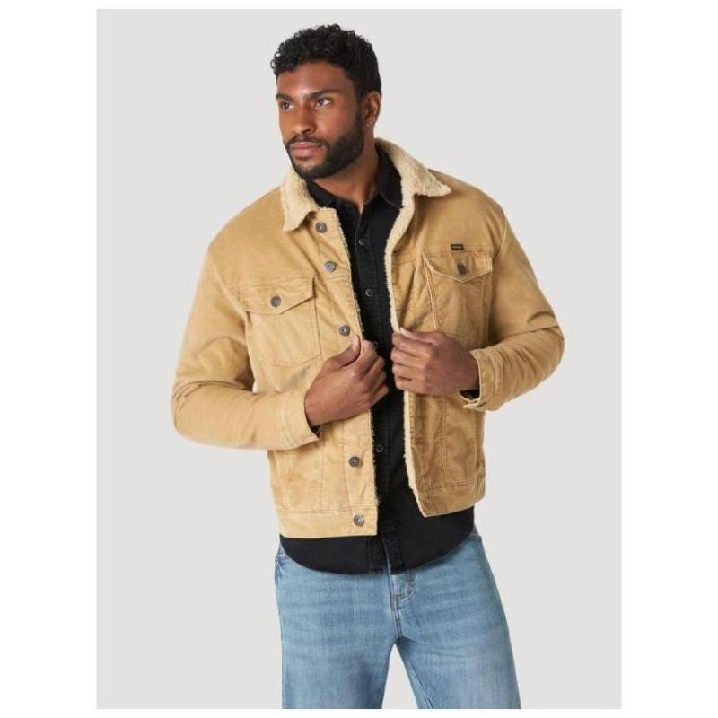 Wrangler/威格男式夹克灯芯绒舒适保暖经典百搭休闲时尚正品MTJCW