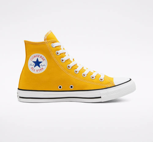 Converse橙色经典正品帆布鞋