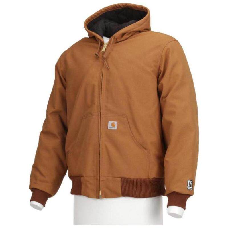 carhartt男夹克外套连帽长袖防风纯色户外秋冬正品j140-brn