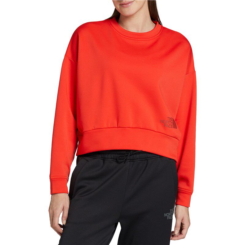 THE NORTH FACE/北面女套头衫卫衣运动衫休闲长袖T恤春秋抓绒正品