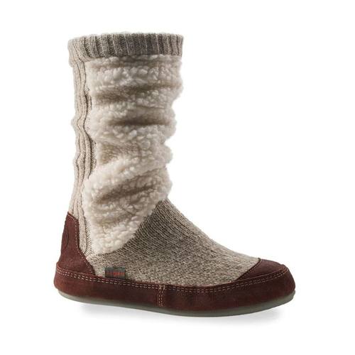 Acorn女靴针织毛线靴平底中筒靴初冬出街舒适时尚冬季爆款女靴