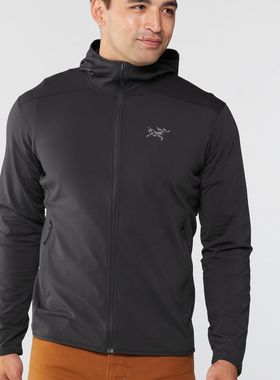 Arc'teryx/始祖鸟KYANITE LT男抓绒连帽开衫 户外徒步登山 27966