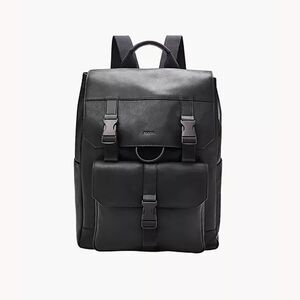 Fossil/化石男双肩包背包真皮翻盖工装旅行电脑包正品SBG1283201