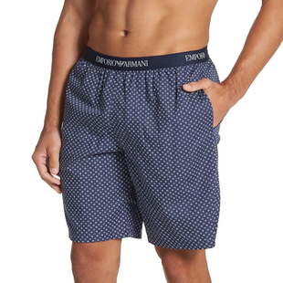 EMPORIO ARMANI/阿玛尼男子家居短裤运动睡裤休闲波点1046309