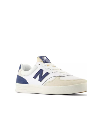 New Balance NB男运动板鞋休闲鞋透气皮面低帮系带小白鞋春夏