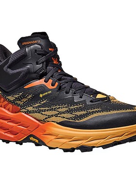 HOKA ONE ONE男运动鞋Speedgoat 5 Mid GTX休闲短靴高帮户外正品