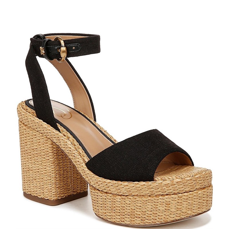 Sam Edelman女鞋露趾凉鞋高跟鞋粗跟潮牌时尚优雅送女友春夏季