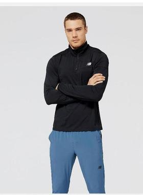 NEW BALANCE NB男士运动长袖T恤速干吸汗修身美国直邮MT23227