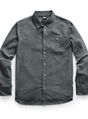 THE NORTH FACE/北面男士衬衫方领长袖透气休闲春秋正品JXJ18843