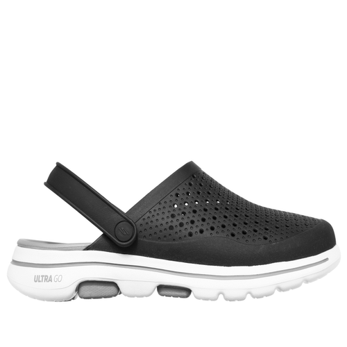 Skechers/斯凯奇男包头凉鞋拖鞋洞洞鞋沙滩鞋夏GOwalk5正品243002