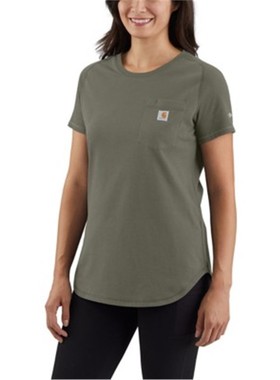 Carhartt/卡哈特女装短袖T恤圆领半截袖棉质休闲春夏上衣106650