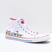 303933 高帮Hellokitty系带休闲正品 Converse 匡威男帆布鞋