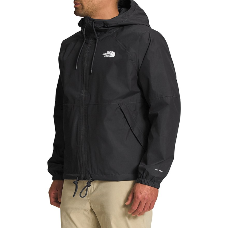 THE NORTH FACE/北面男士外套兜帽长袖雨衣防水透气连帽夹克抽绳