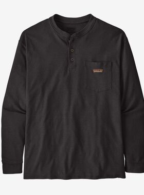 巴塔哥尼亚PATAGONIA男款长袖T恤打底系扣Henley棉春秋美版53390