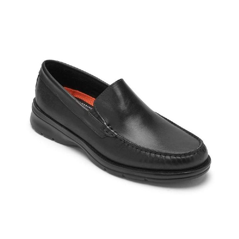 Rockport/乐步男款皮鞋豆豆鞋一脚蹬轻便贴合柔软正品12656955