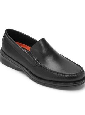 Rockport/乐步男款皮鞋豆豆鞋一脚蹬轻便贴合柔软正品12656955