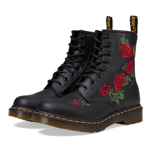 Dr.Martens马丁大夫女马丁靴中筒靴1460 VONDA刺绣英伦风24722001