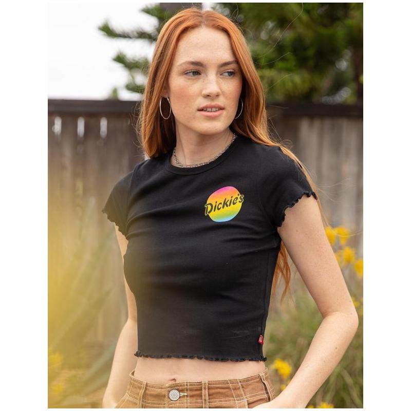 dickies女t恤圆领短袖纯色修身舒适透气短款潮流直邮正品372924
