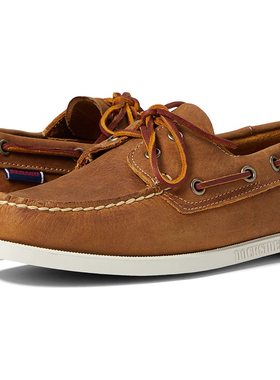 Sebago仕品高男帆船鞋皮鞋一脚蹬休闲系带Portland驾车正品743008