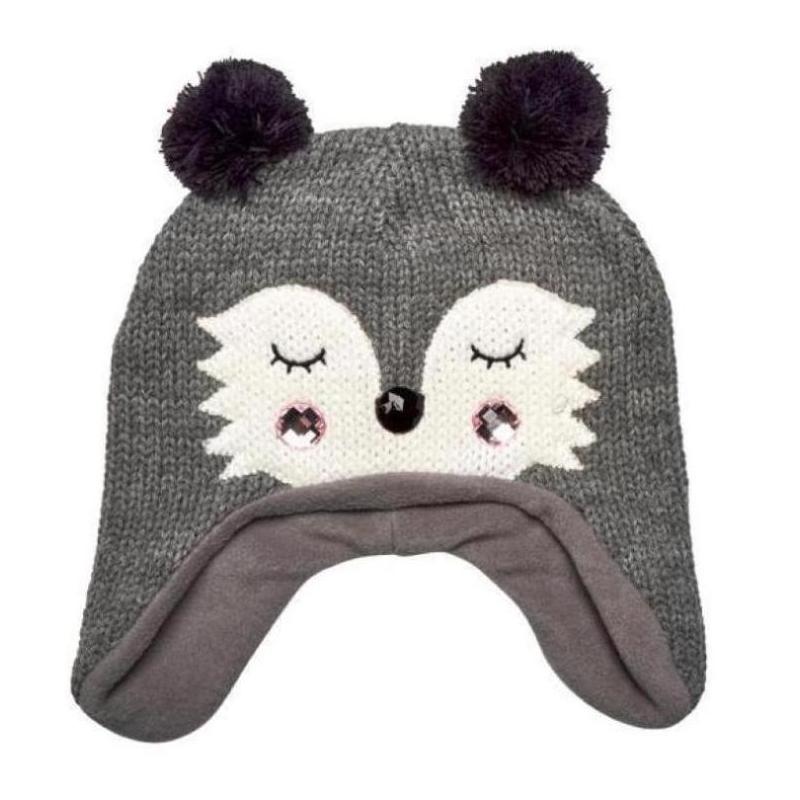 san diego hat帽子浣熊针织帽带耳罩旅游度假新款正品KNK3614