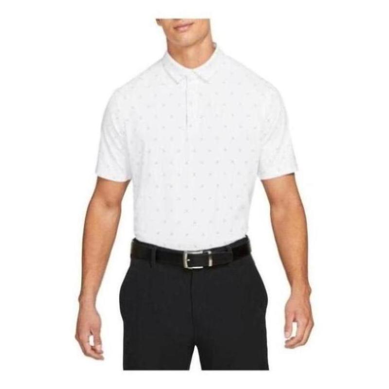 nike/耐克男运动polo衫夏季短袖印花简约白修身正品14748695