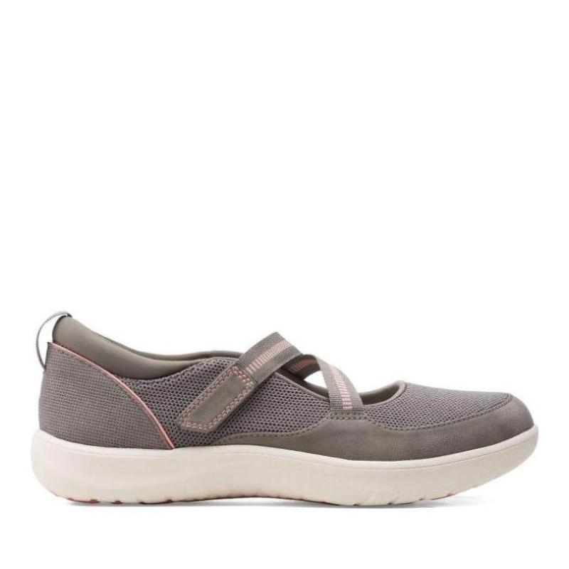 clarks/其乐女士休闲鞋魔术贴登山易穿脱徒步懒人鞋正品26153434