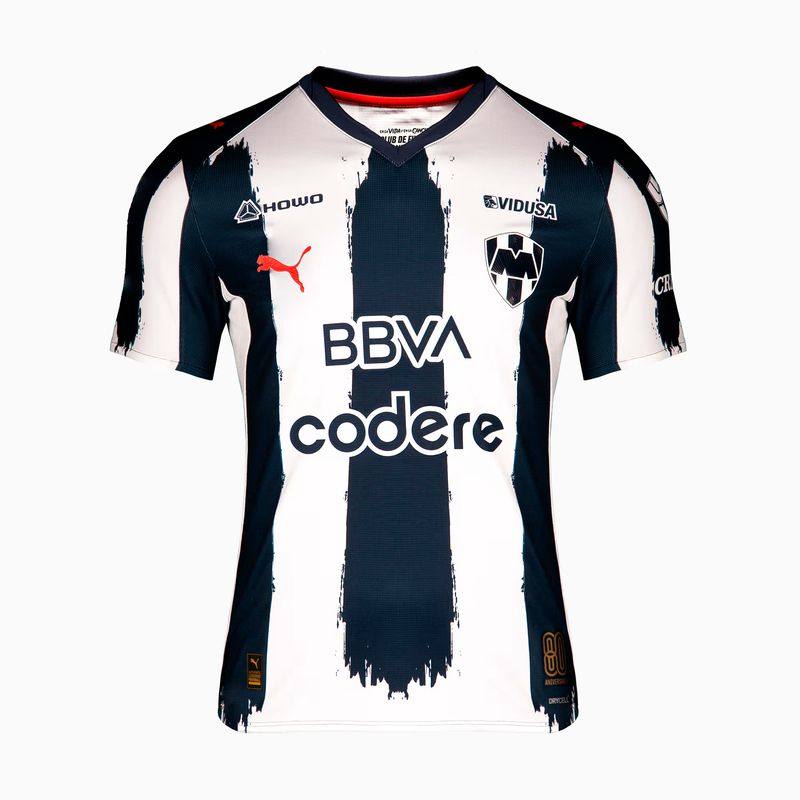 PUMA彪马男士足球服T恤短袖CF Monterrey 主场复刻版蒙特雷队速干