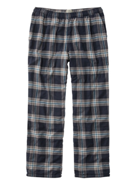 L.L.Bean/宾恩男士长裤纯棉宽松休闲百搭格子春季正品TA518904