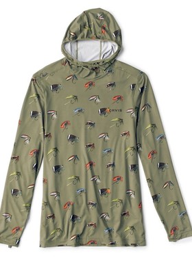 ORVIS男士防晒连帽衫长袖春夏户外舒适透气棉质简约柔软百搭29NZ