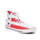 红色条纹星星正品 475116 Converse 运动鞋 匡威男帆布鞋 高帮板鞋
