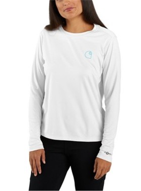 Carhartt/卡哈特女装长袖T恤圆领小衫棉质休闲春夏百搭上衣106632