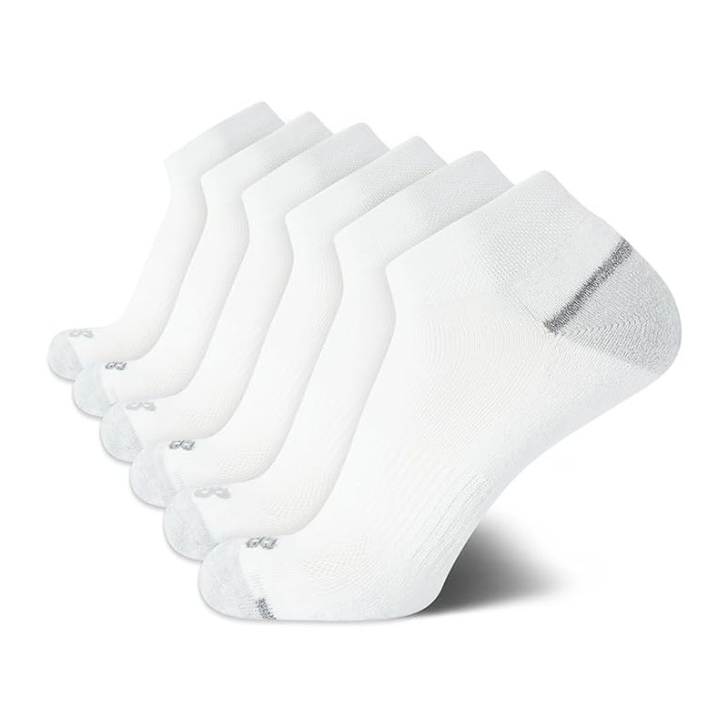 NEW BALANCE NB男袜运动袜中筒袜子矮腰船袜春夏透气6双装吸汗