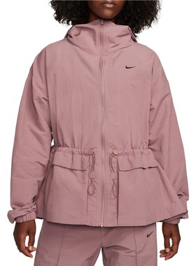 Nike/耐克女子运动服连帽外套收腰夹克轻薄春夏潮流时尚女装美版