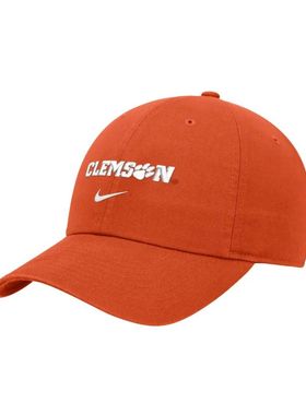 NIKE耐克棒球帽青少年帽子Clemson克莱姆森运动帽棉遮阳帽可调节