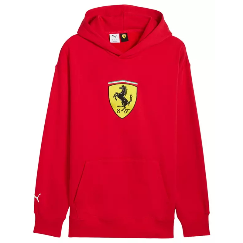 PUMA/彪马男士卫衣连帽衫F1法拉利联名款本命年袋鼠口袋运动T恤