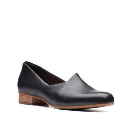 clarks/其乐女皮鞋低帮中跟方跟懒人一脚蹬通勤百搭正品446001