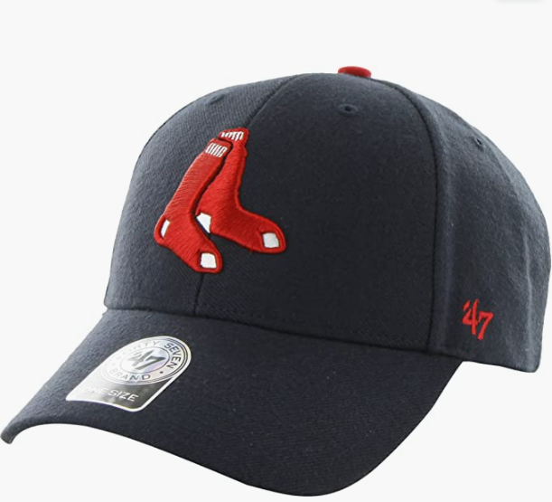 47 brand男帽子棒球帽波士顿红袜时尚潮流可调节圆顶正品2057542