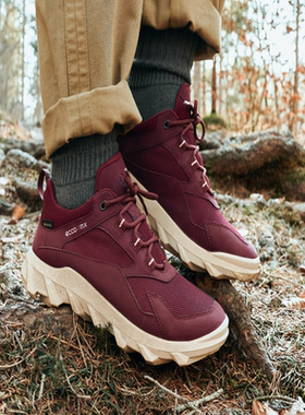 Ecco/爱步女时尚休闲鞋运动潮牌防滑舒适透气春秋防水正品800193