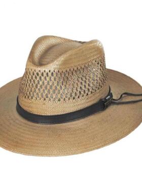 Stetson草帽沙滩帽男女帽子度假夏季透气夏威夷大檐休闲户外百搭