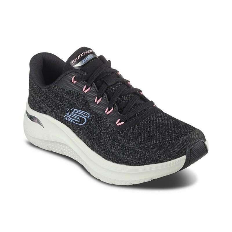 Skechers斯凯奇女鞋运动鞋GOWALK增高减震跑步鞋休闲夏季透气健步
