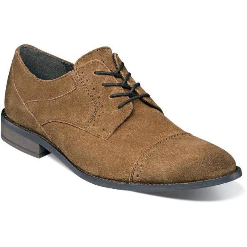 stacy adams男牛津皮鞋圆头翻毛皮系带渐变正品25220-244