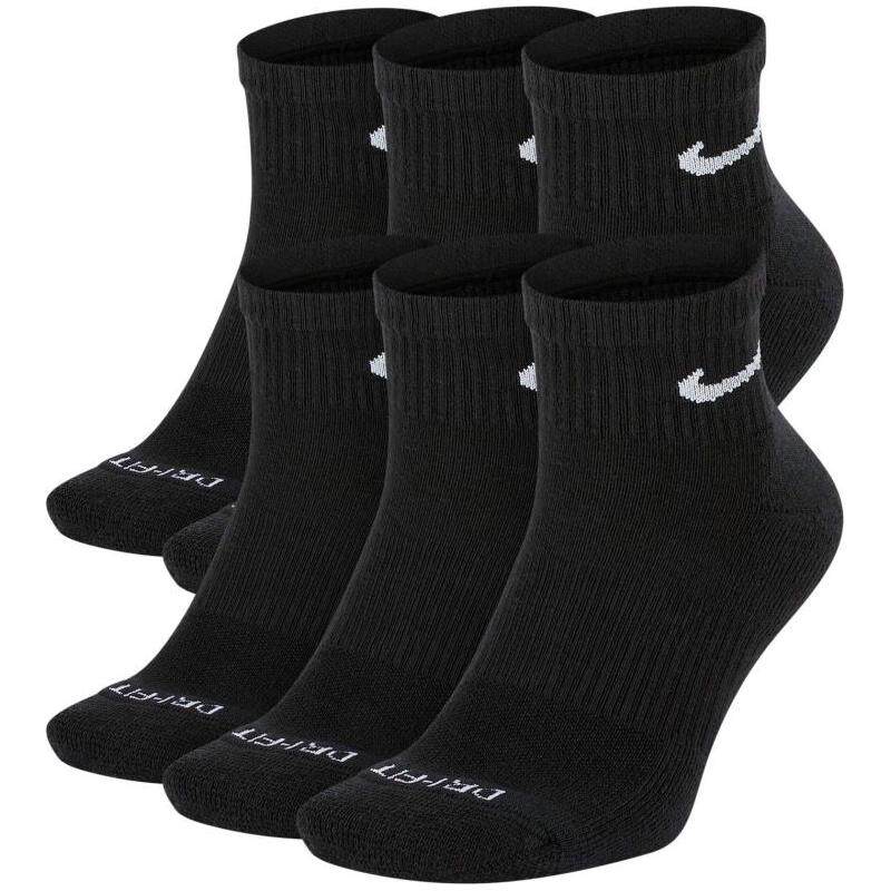 Nike/耐克袜子运动袜男女中筒袜足弓支撑毛线圈棉袜6双装SX6899