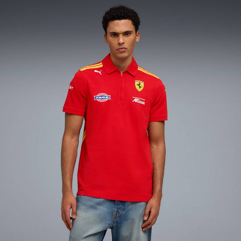 puma彪马男衬衫法拉利Ferrari复刻版Polo衫HYPERCAR车队纯棉透气