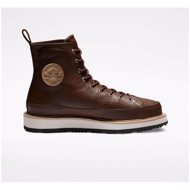 converse/匡威男女同款休闲鞋高帮皮面logo徒步潮流正品162354c