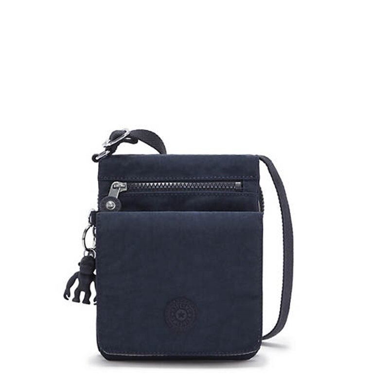 Kipling/凯浦林通用单肩包纯色拉链挂饰小包手机报收纳正品AC2304