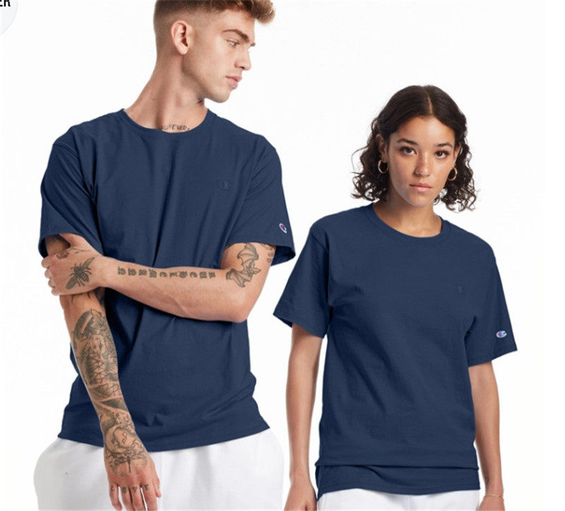 champion冠军t恤男女情侣短袖纯色潮出游2021早春夏正品jx t0223