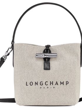 珑骧longchamp女士手提包斜挎包水桶包小号帆布ESSENTIAL美国直邮