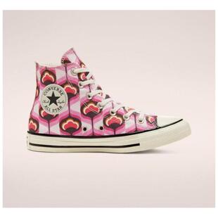 正品 Converse 匡威女高帮鞋 印花系带舒适透气新款 568000C