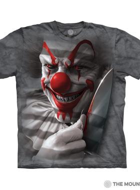 The Mountain男女T恤短袖圆领3D立体印花小丑脸夏季正品104124