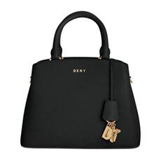 Сумка dkny/唐可娜儿女手提单肩斜挎包中号贝壳包logo皮质正品5870255 DKNY/logo